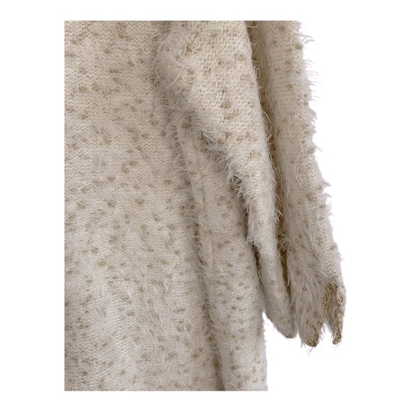 Chico’s Eyelash Shine Sweater Sz 3 - Picture 3 of 6